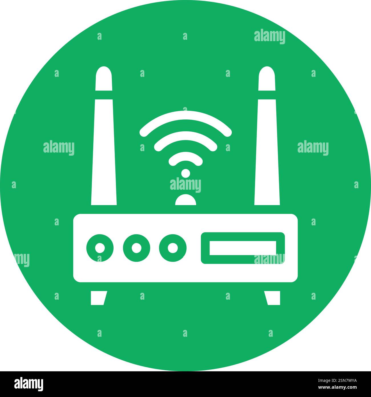 WLAN-Router Vektorsymbol Design-Illustration Stock Vektor