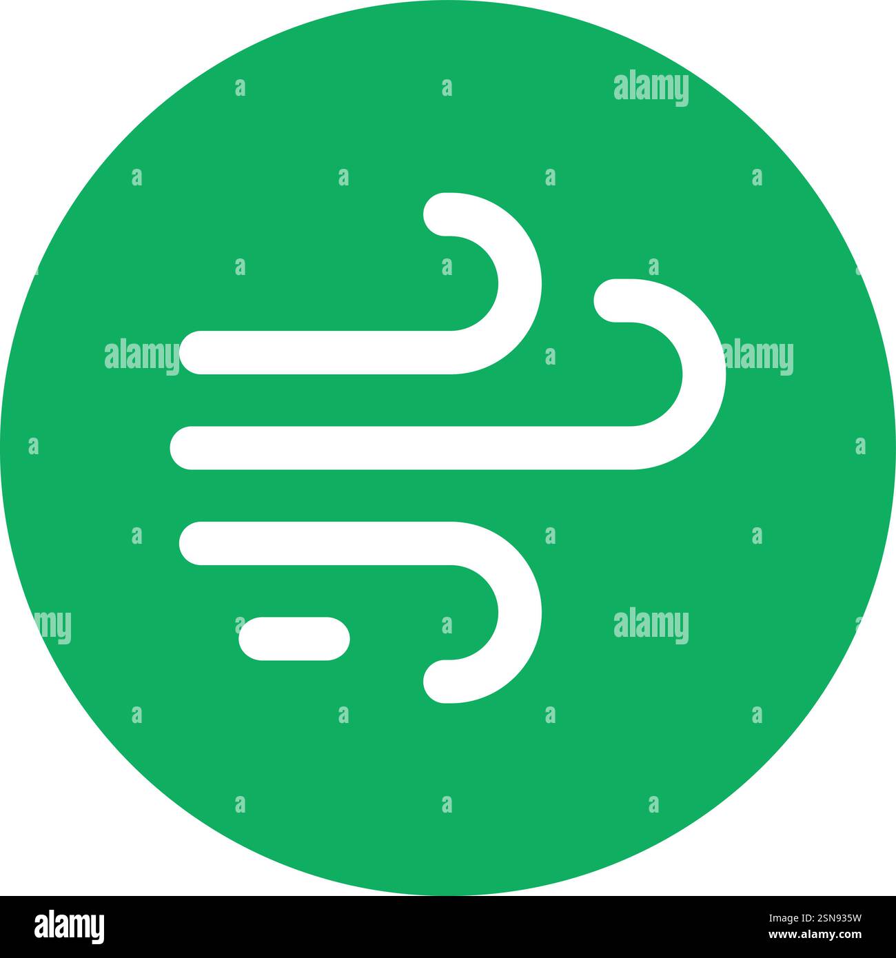 Design-Illustration Für Windvektor-Symbole Stock Vektor