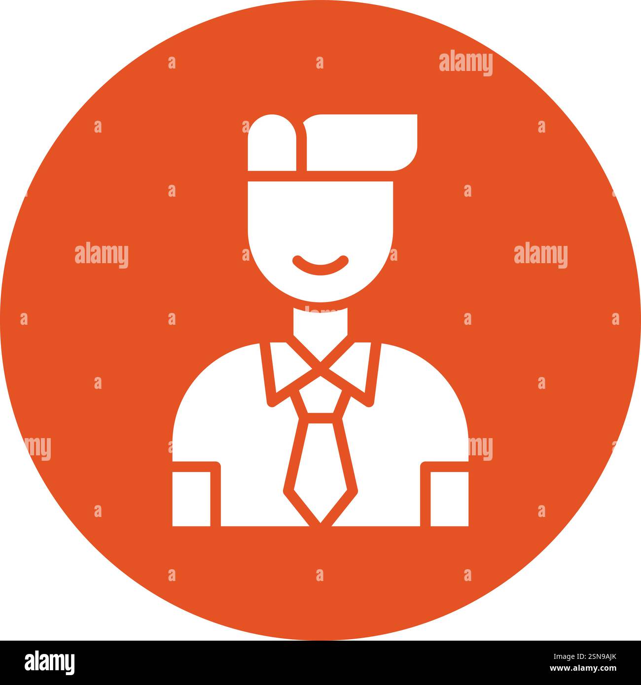 Verkäufer Männer Vektor Icon Design Illustration Stock Vektor