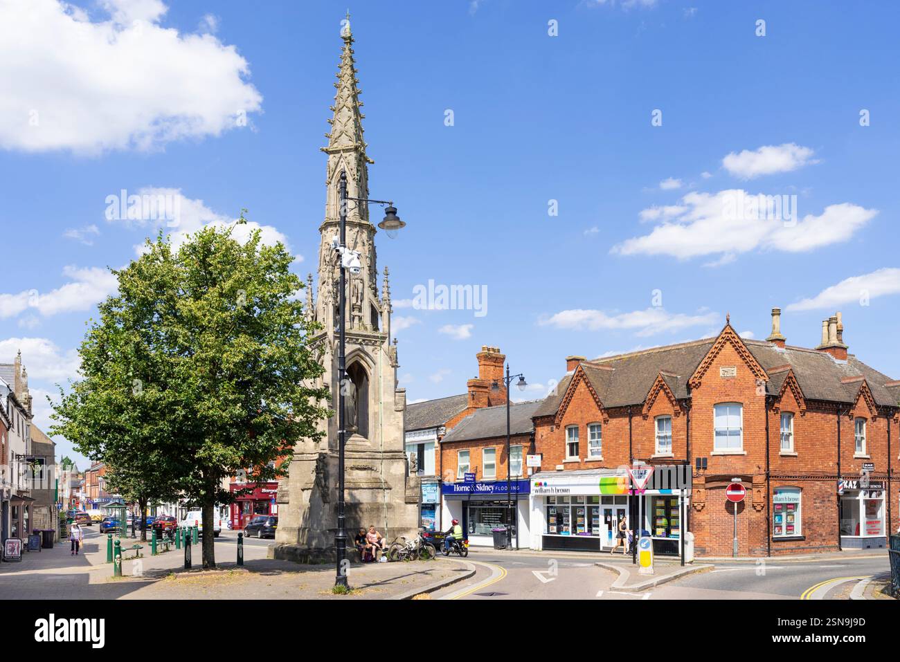 South Gate Sleaford Lincolnshire Handley Testimonial oder das Handley Monument Sleaford Lincolnshire North Kesteven East Midlands England Großbritannien GB Europa Stockfoto