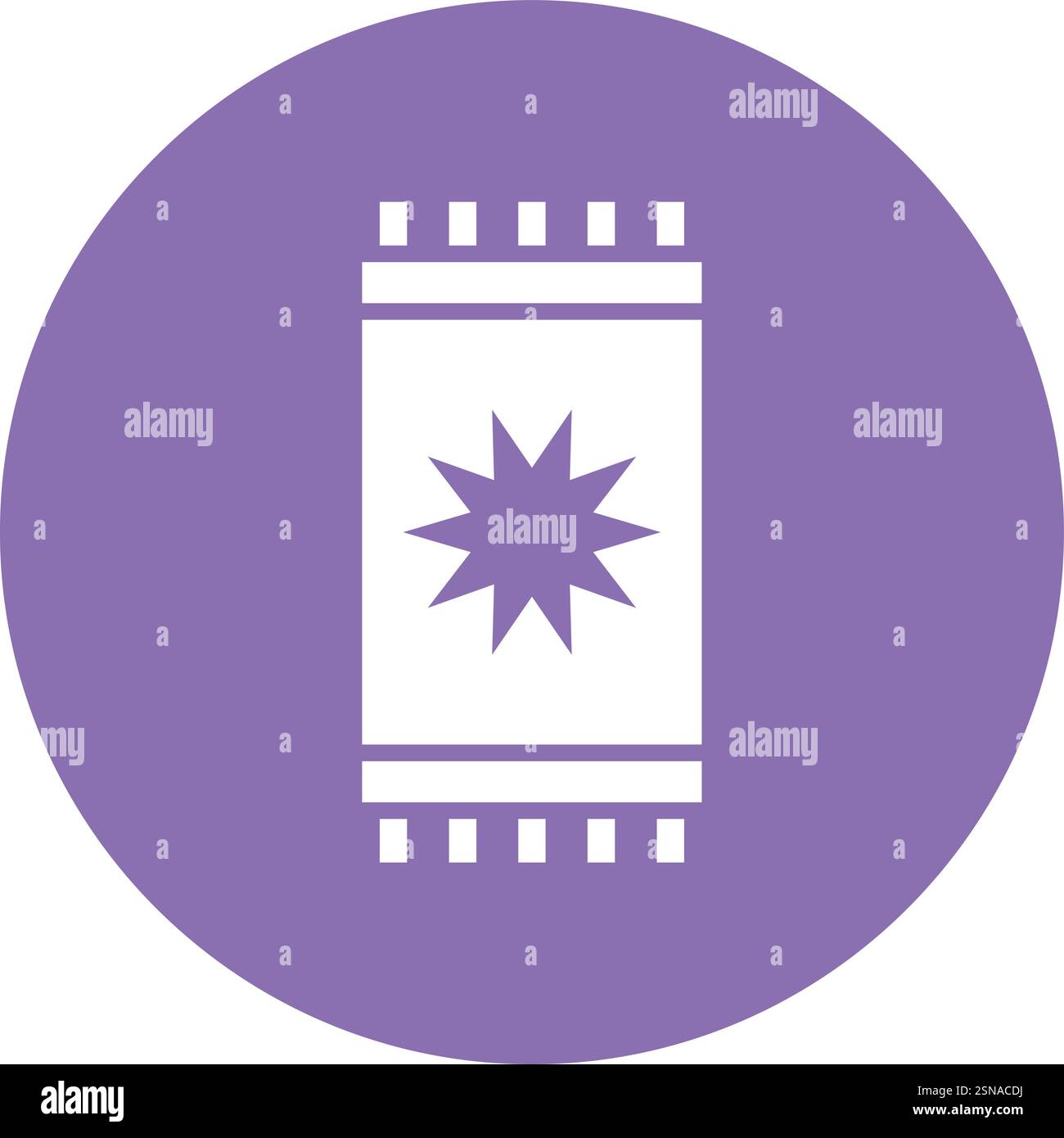 Teppich Vektor-Symbol Design-Illustration Stock Vektor