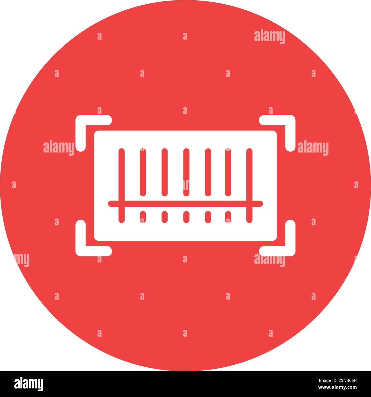 Produktcode Vektor-Symbol Design-Illustration Stock Vektor