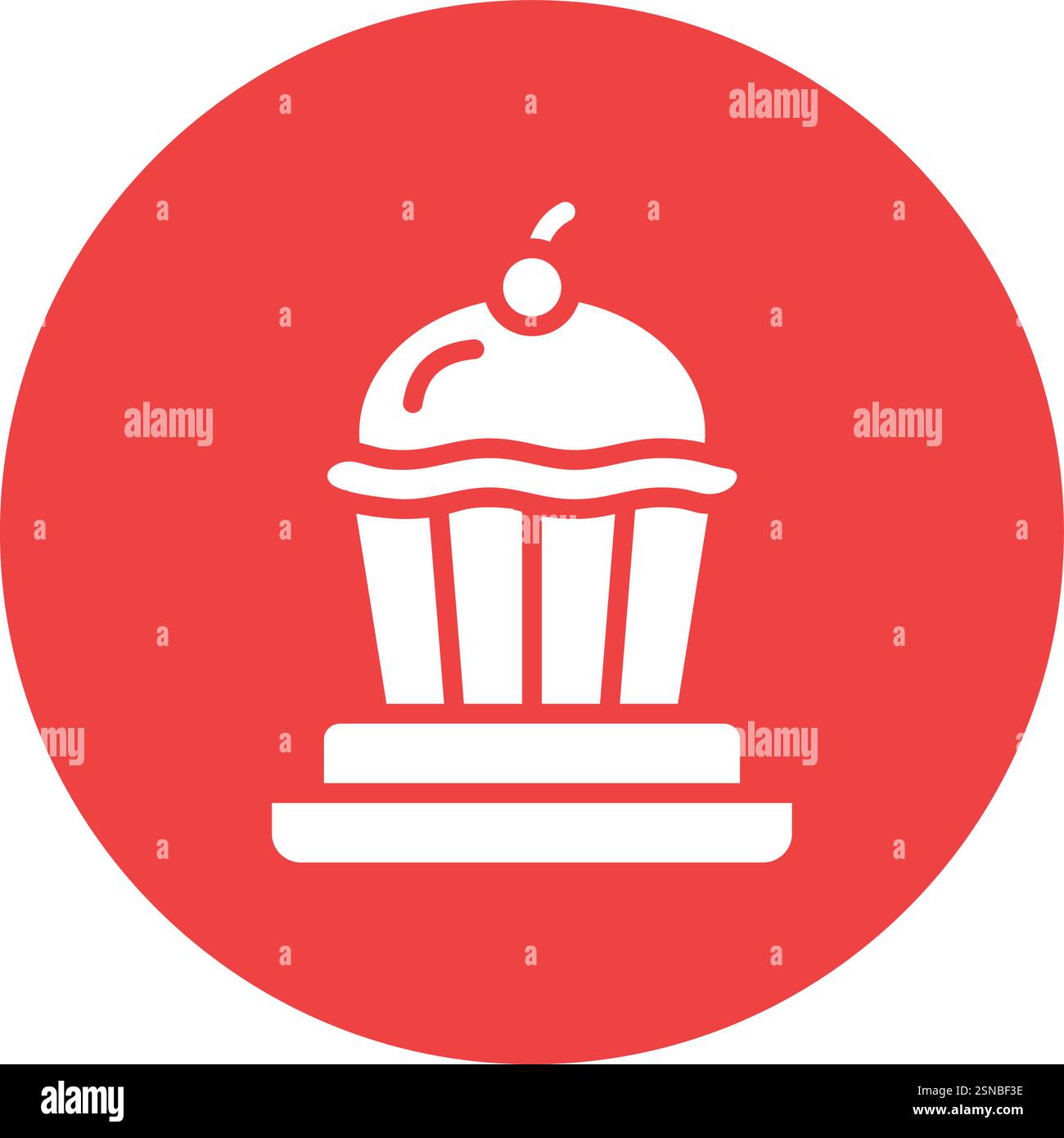 Dessert Vektor Symbol Design Illustration Stock Vektor