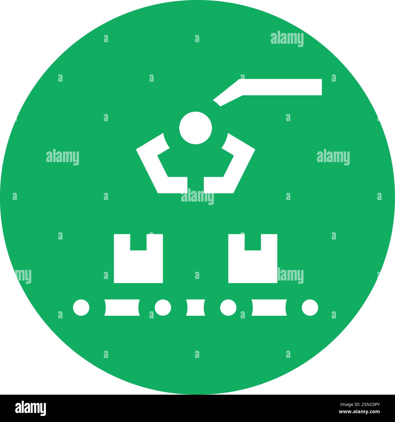 Illustration Des Symbols „Förderband Vektor“ Stock Vektor