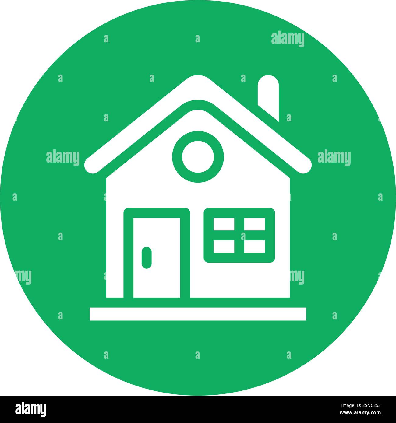 Haus Vektor Symbol Design Illustration Stock Vektor