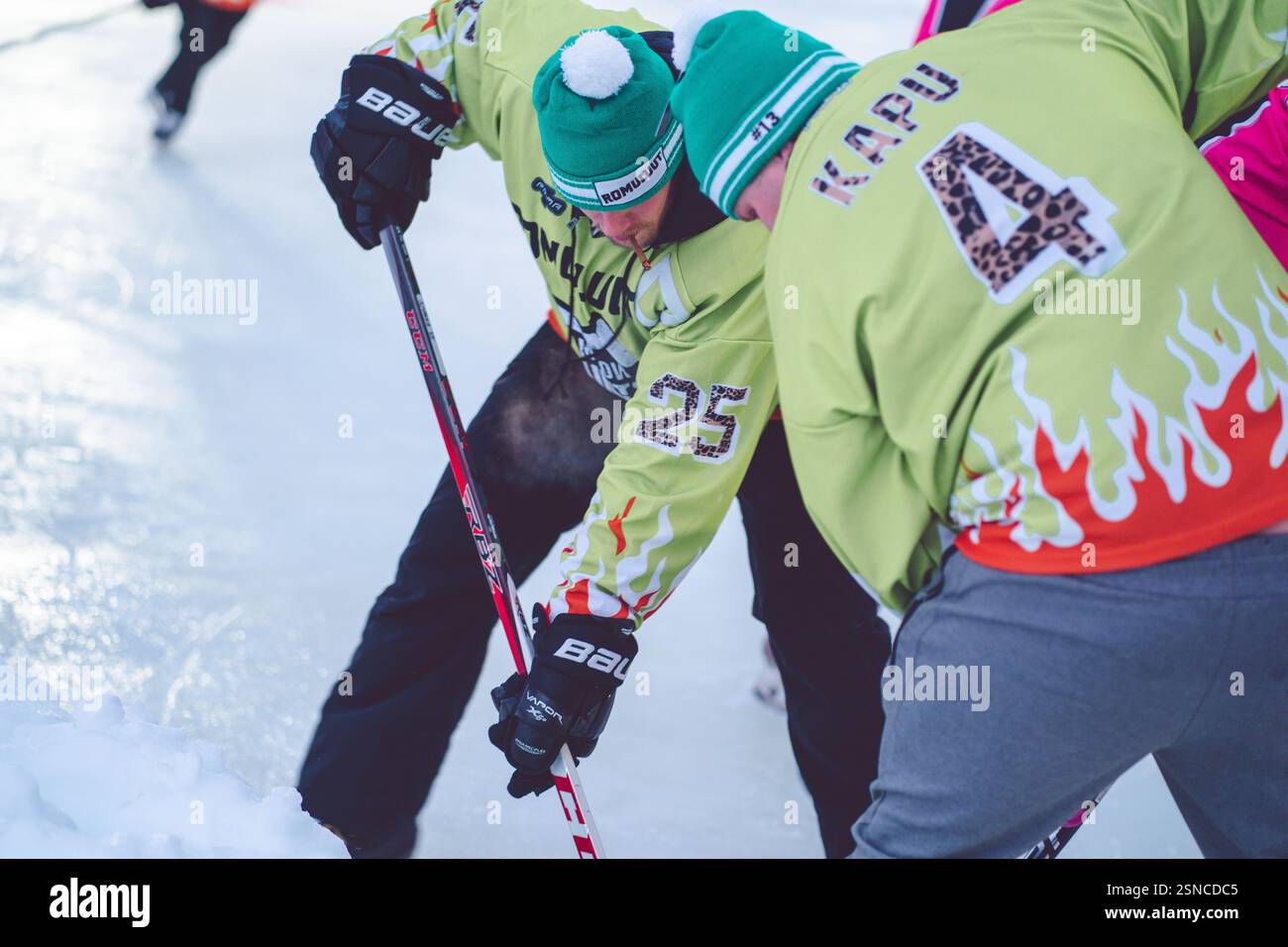 Pipolatka Eishockeyturnier, Ruka, Januar 2025 Stockfoto