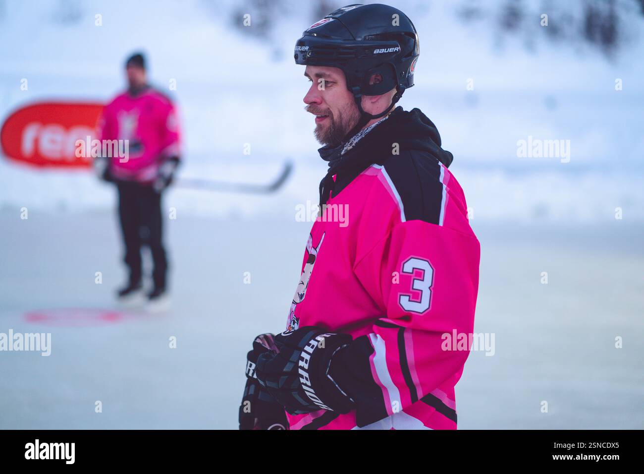Pipolatka Eishockeyturnier, Ruka, Januar 2025 Stockfoto