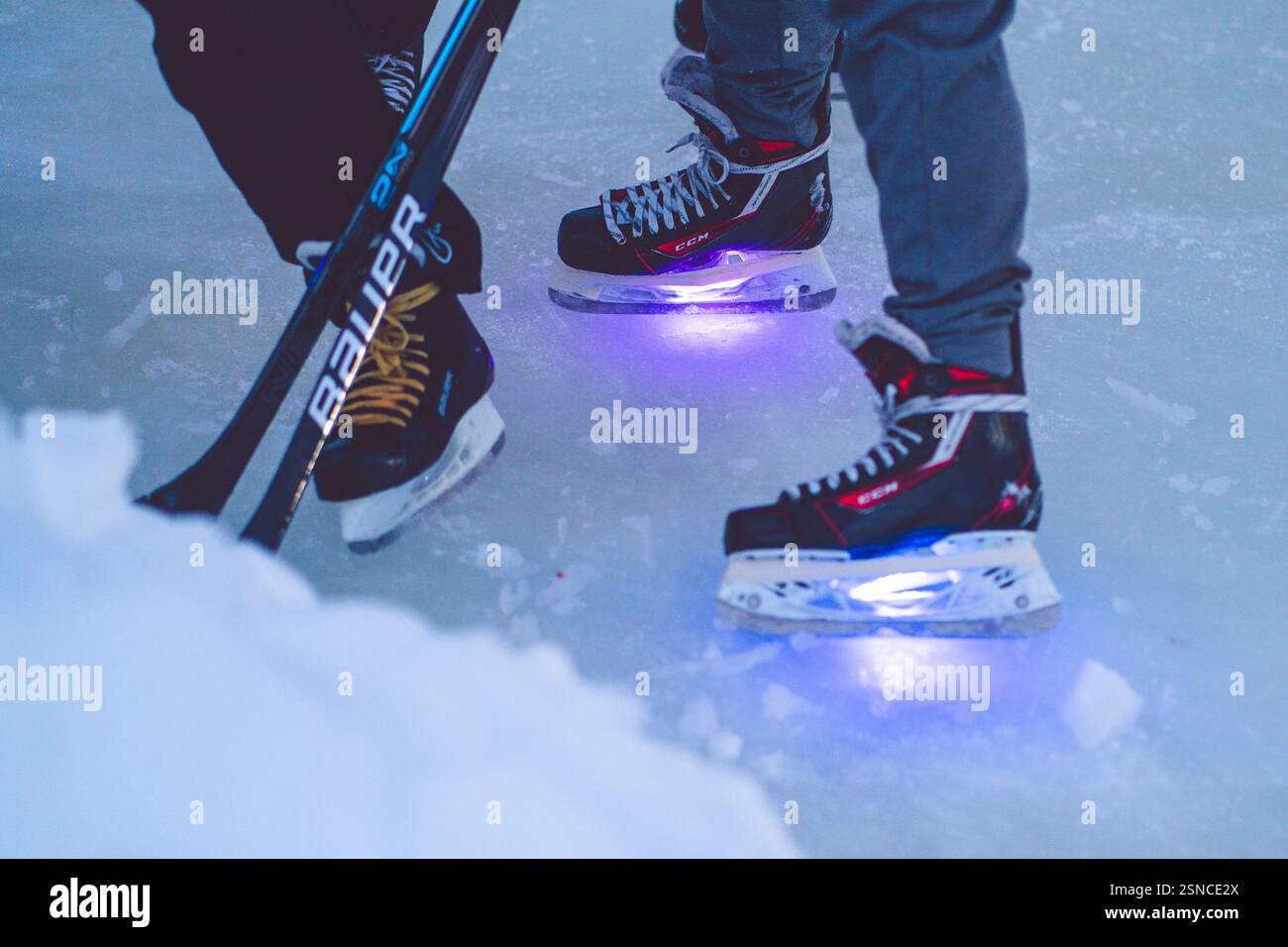 Pipolatka Eishockeyturnier, Ruka, Januar 2025 Stockfoto