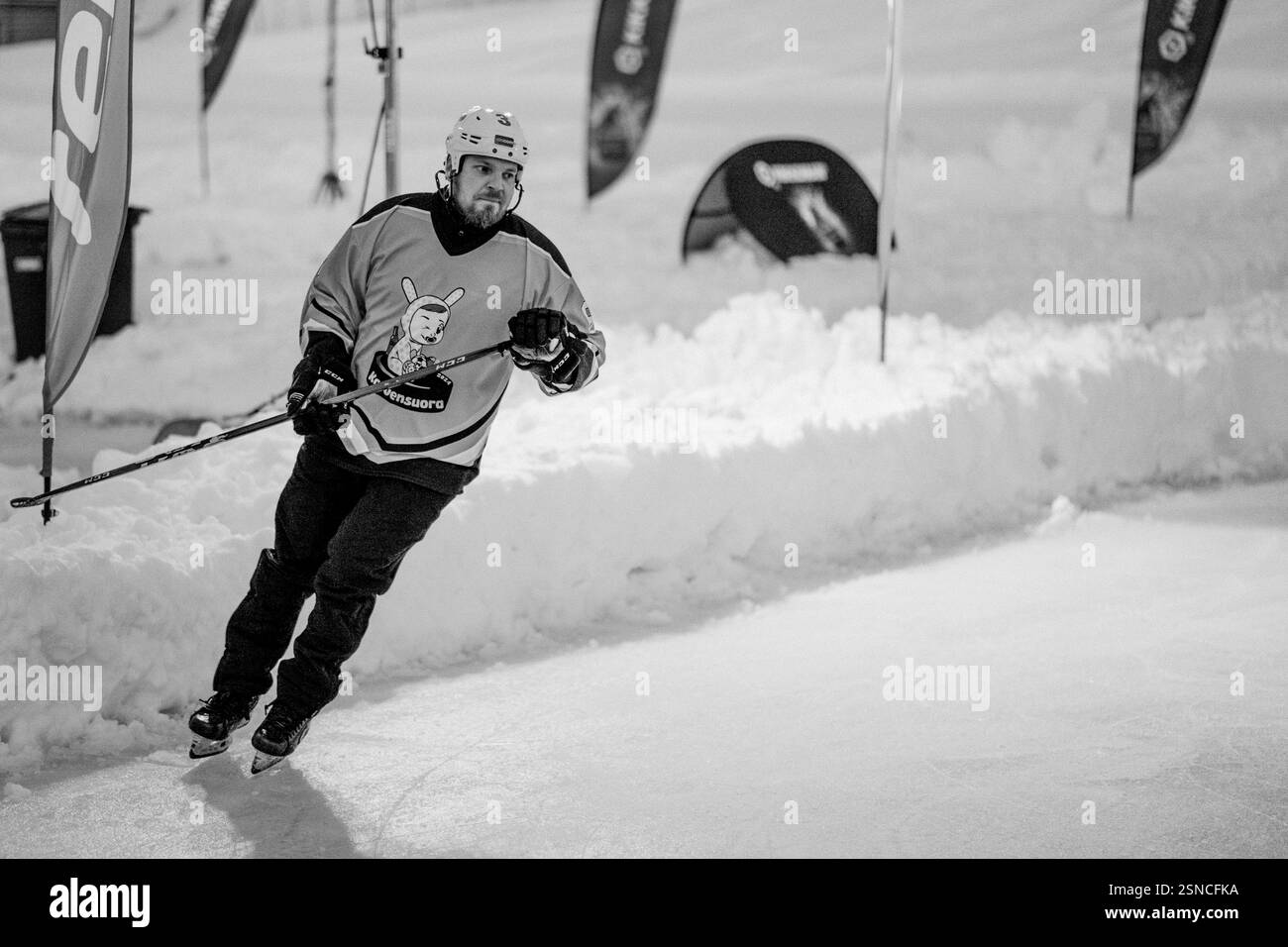 Pipolatka Eishockeyturnier, Ruka, Januar 2025 Stockfoto