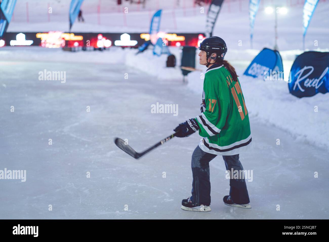 Pipolatka Eishockeyturnier, Ruka, Januar 2025 Stockfoto