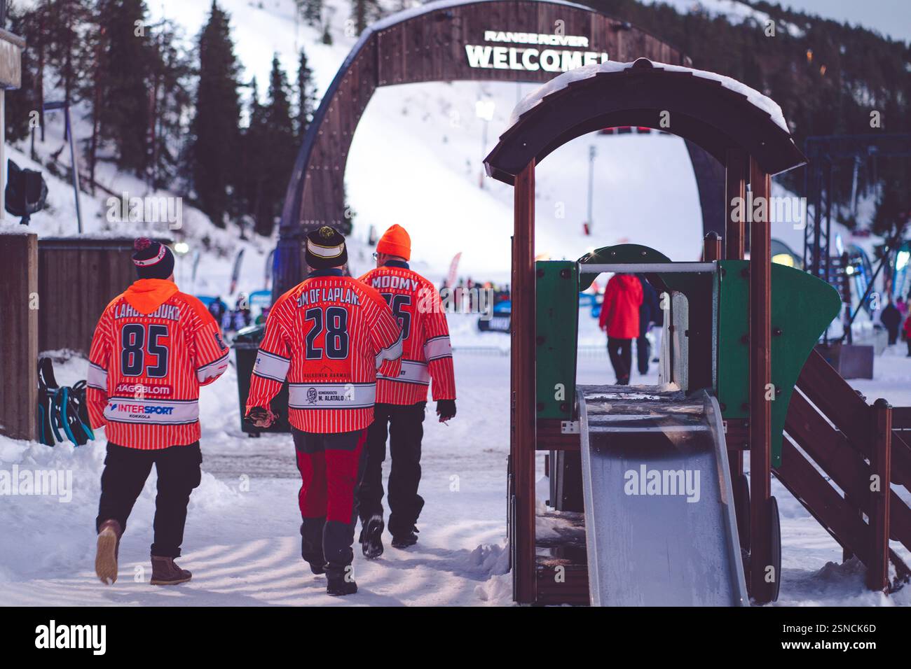 Pipolatka Eishockeyturnier, Ruka, Januar 2025 Stockfoto