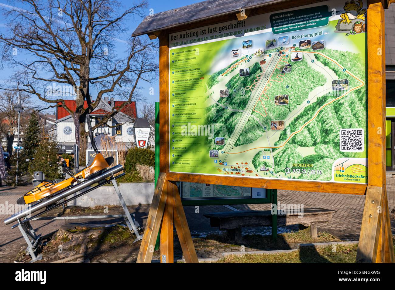 Bilder aus Hahnenklee Harz Stockfoto