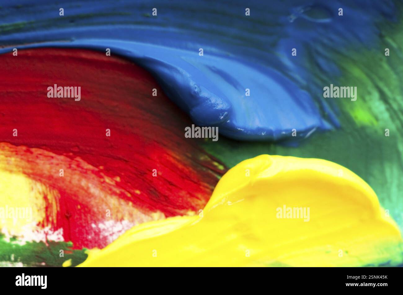 Mischen von Farben. Hintergrund, lodz, polen Stockfoto