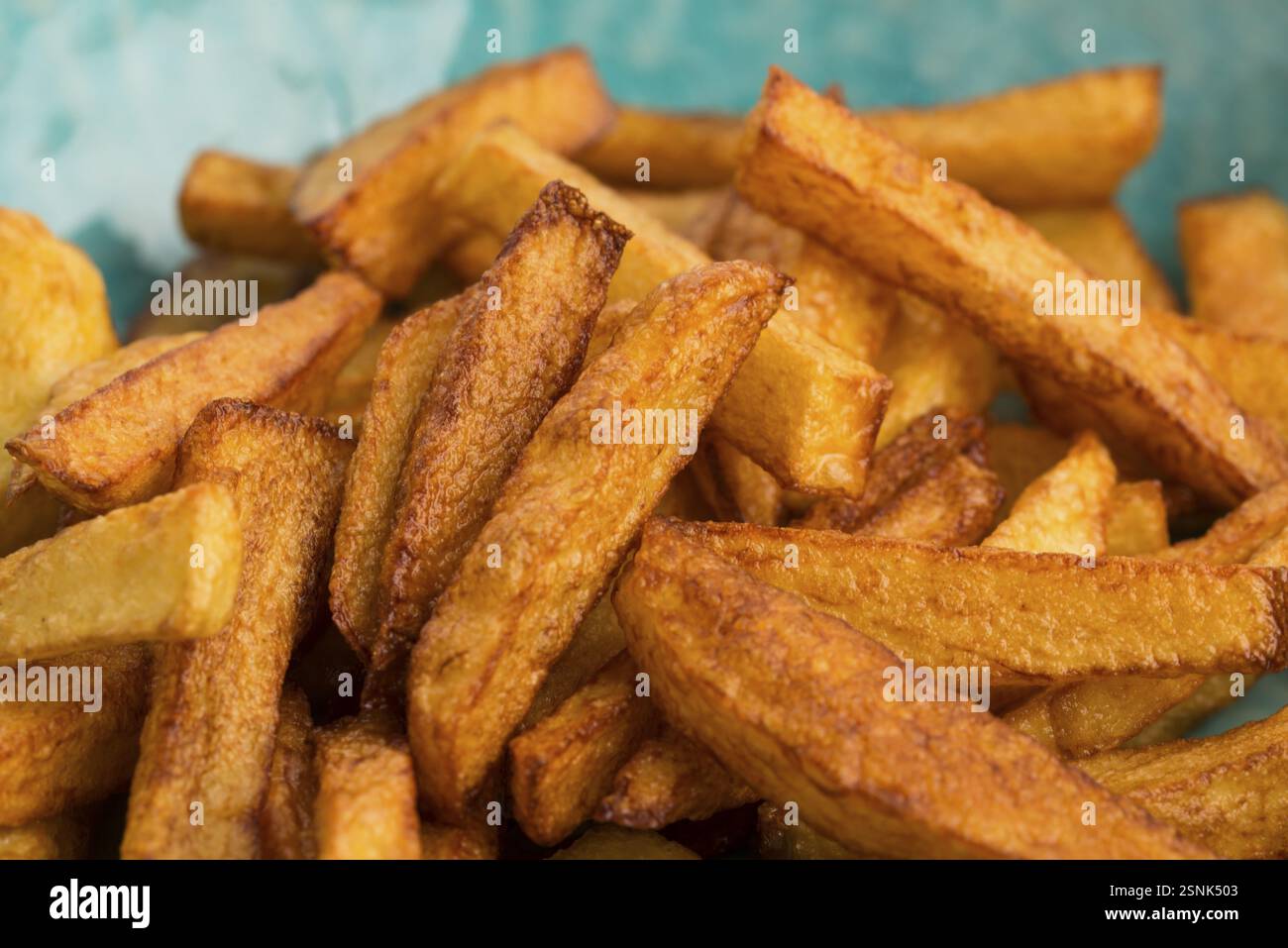 Kartoffeln Pommes frites Stockfoto
