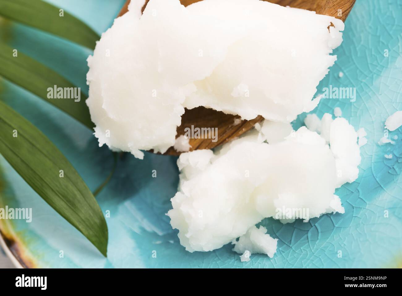 Kokosöl für alternative Therapie Stockfoto