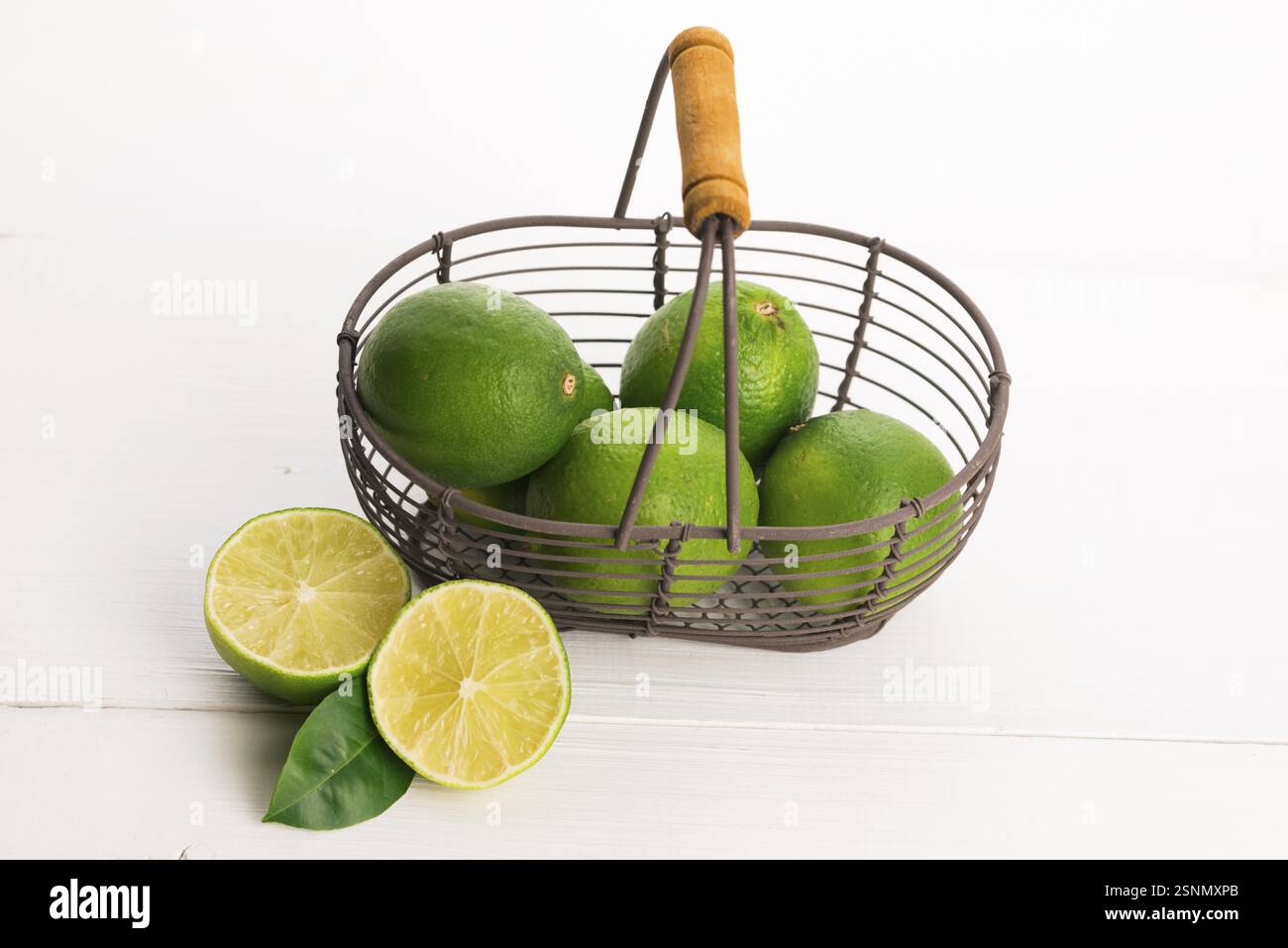 Frische Limetten Stockfoto