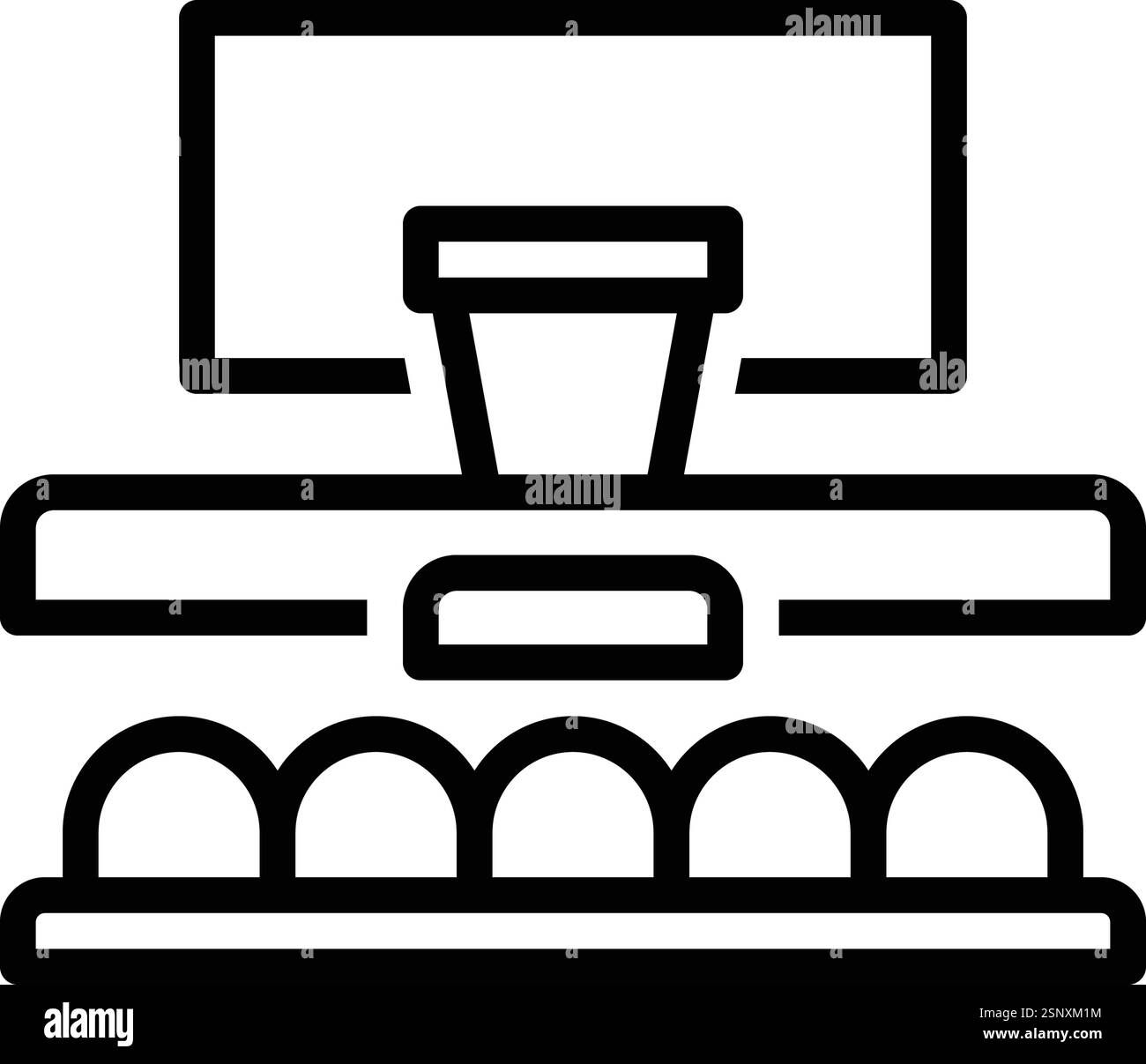 Symbol für Ereignisse, Stufe Stock Vektor