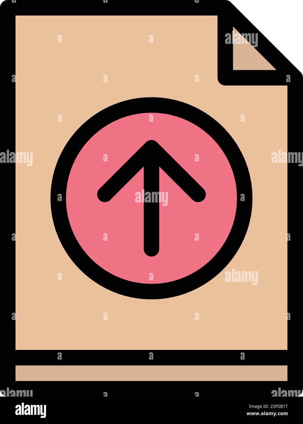 Vektorsymbol-Design-Illustration Hochladen Stock Vektor