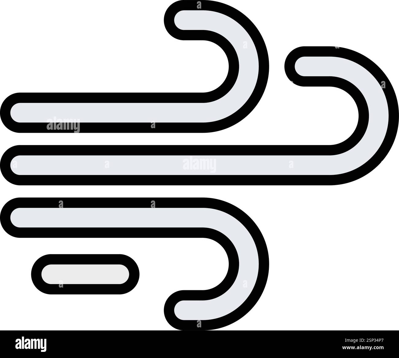 Design-Illustration Für Windvektor-Symbole Stock Vektor