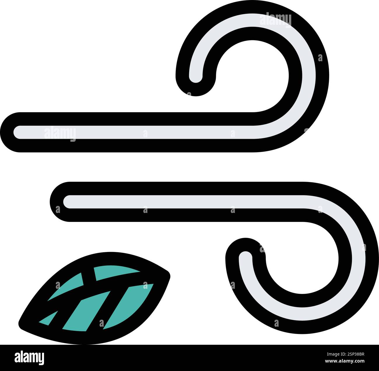 Design-Illustration Für Windvektor-Symbole Stock Vektor