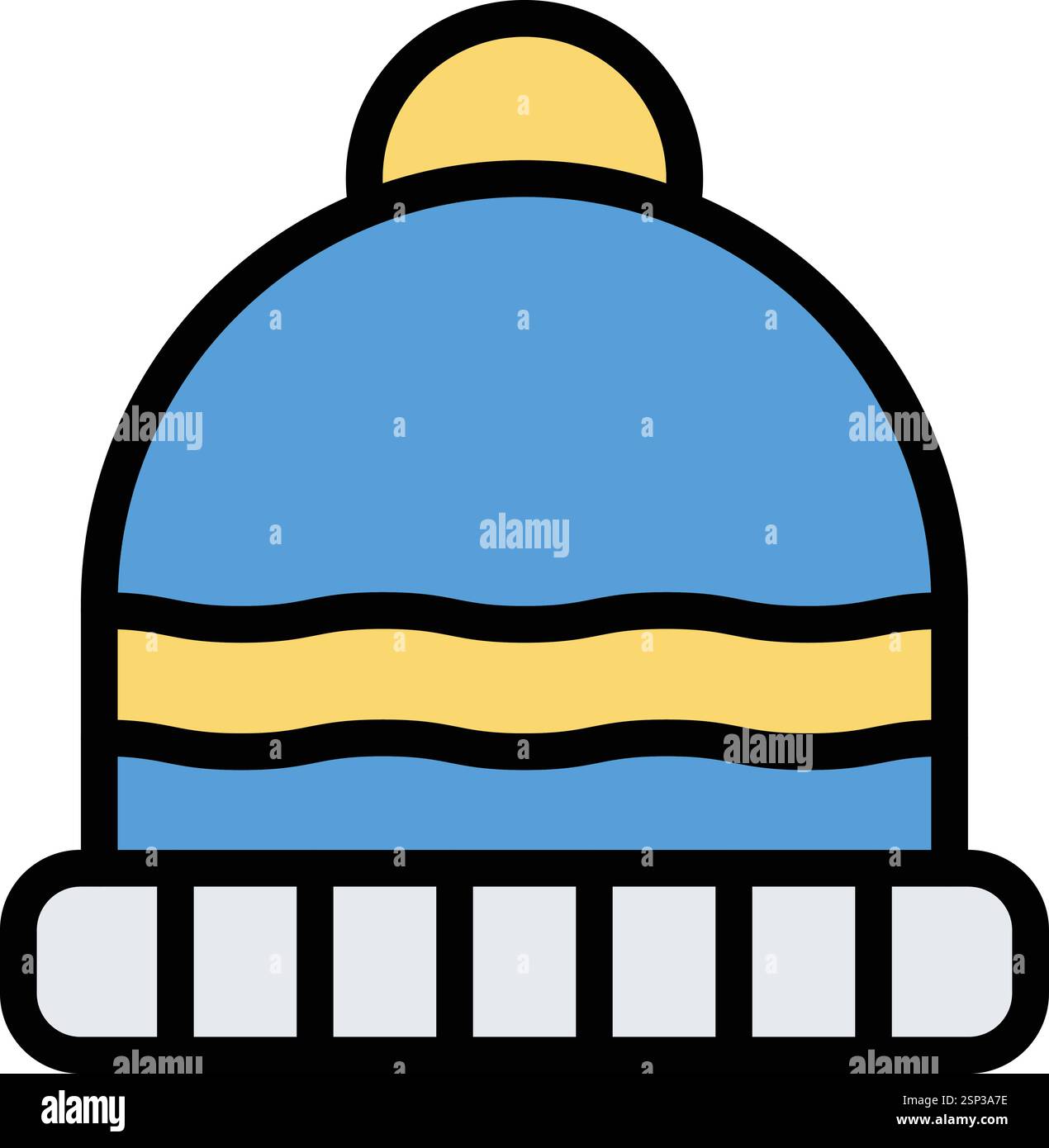 Beanie Vektor Symbol Design Illustration Stock Vektor