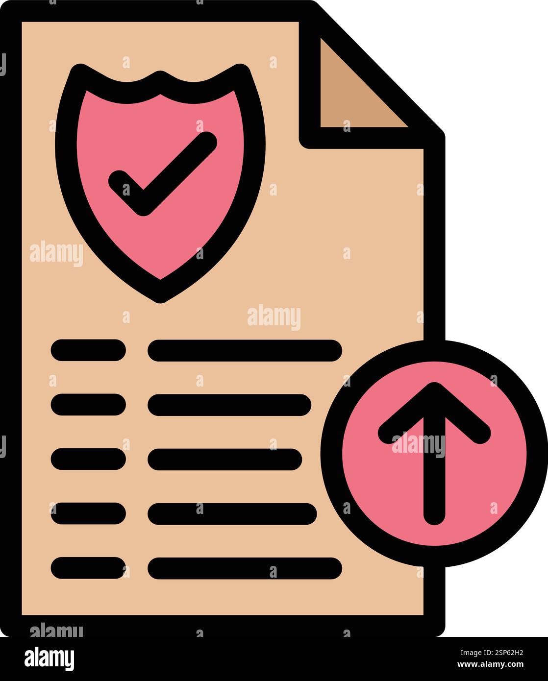 Vektorsymbol-Design-Illustration Hochladen Stock Vektor