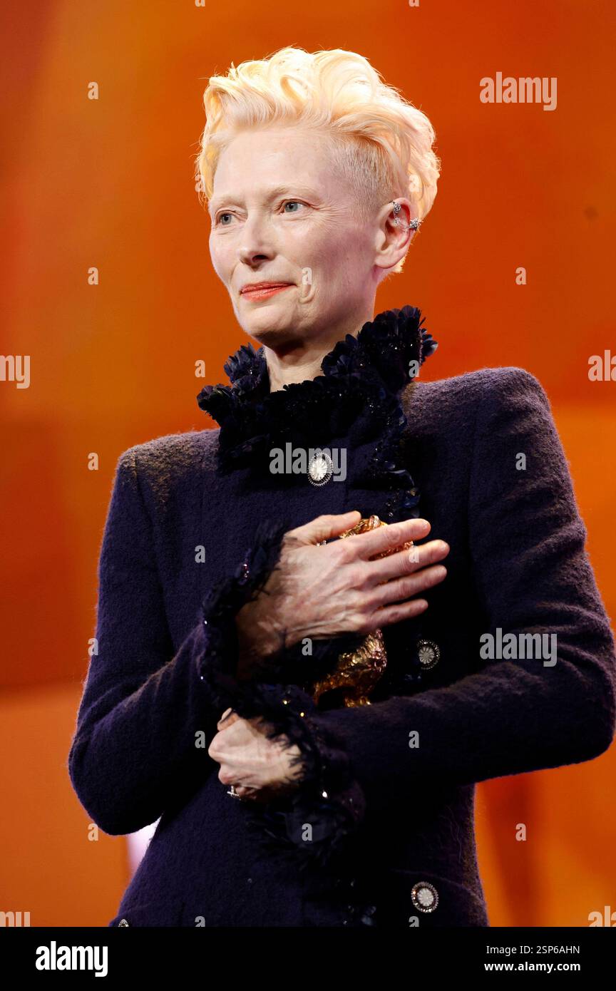 Saga Rasimus BERLIN, DEUTSCHLAND - 13. FEBRUAR 2025: Tilda Swinton wird bei der ...