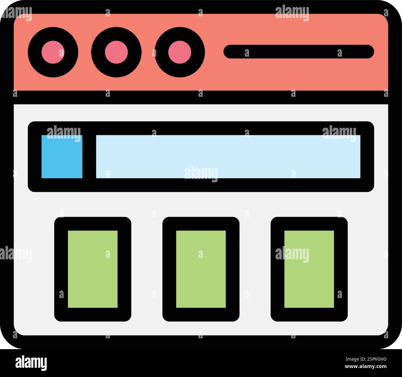 Website Vektor Symbol Design Illustration Stock Vektor