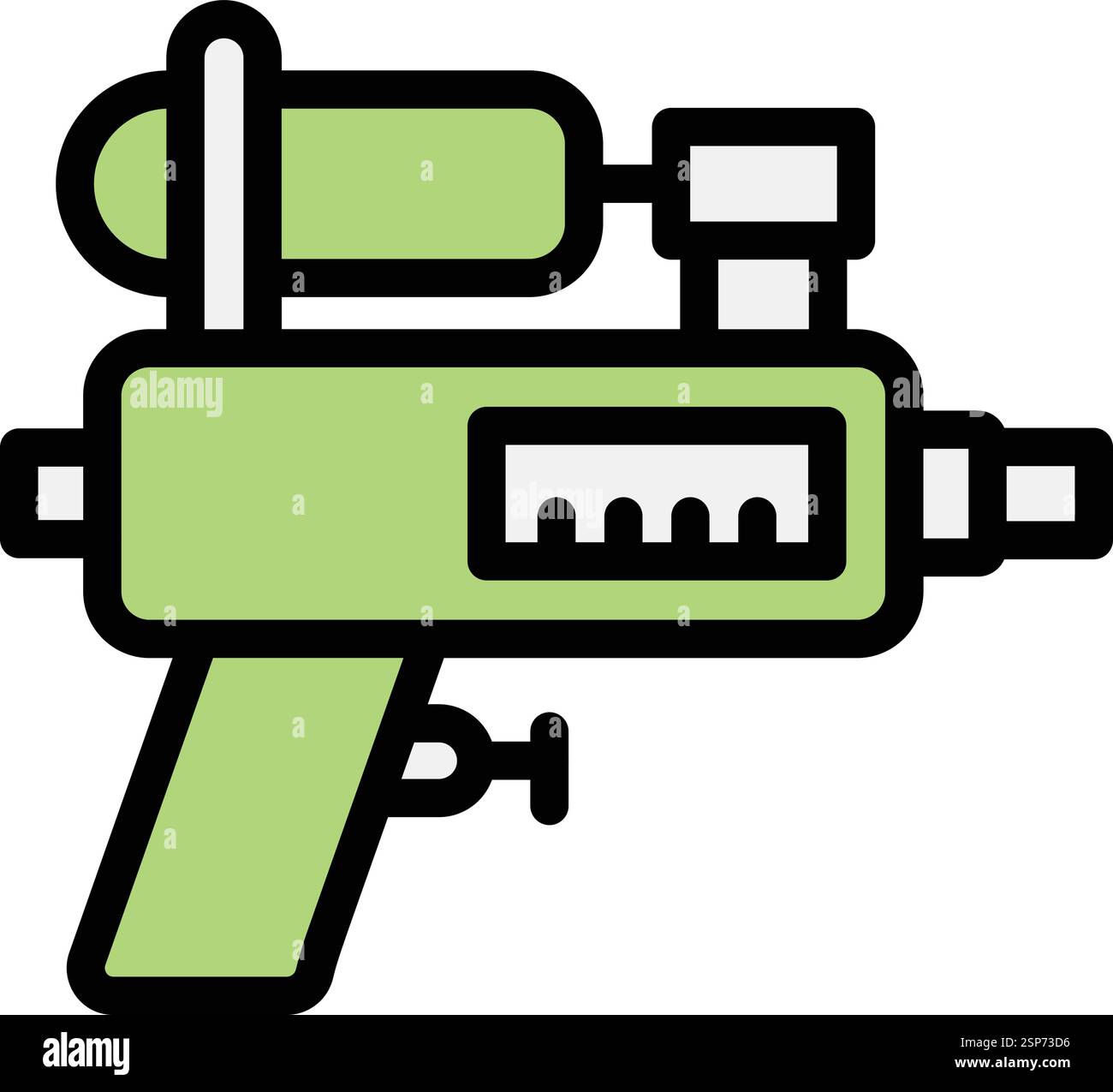 Wasserpistole Vektor Symbol Design Illustration Stock Vektor