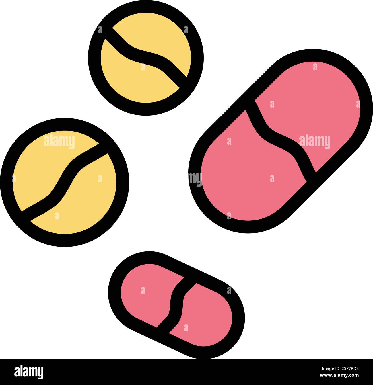 Pillen Vektor-Symbol-Design-Illustration Stock Vektor Pillen Vektor-Symbol-Design-Illustration Stock Vektor