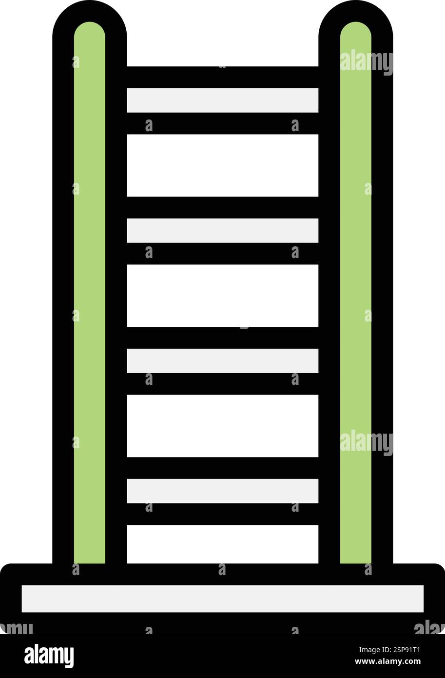 Illustration Zum Design Von Leitervektorsymbolen Stock Vektor