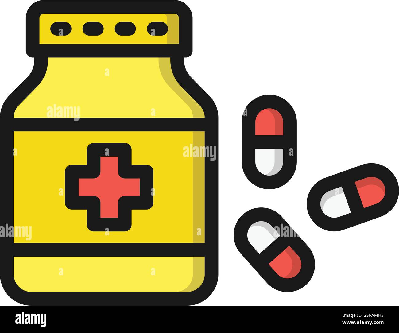 Pillen Vektor-Symbol-Design-Illustration Stock Vektor Pillen Vektor-Symbol-Design-Illustration Stock Vektor
