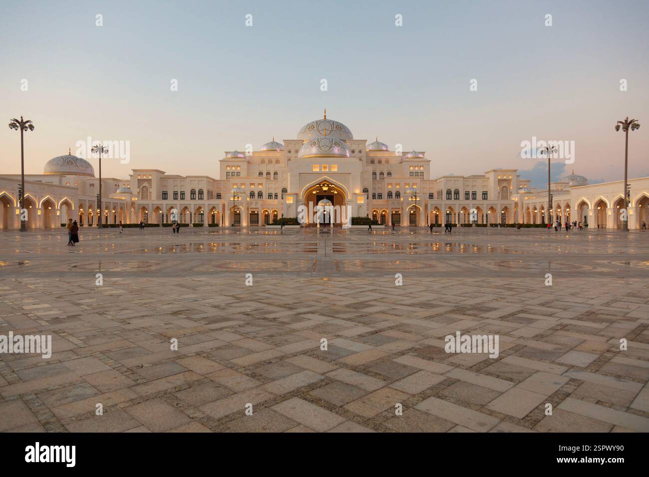 Abu Dhabi, Vereinigte Arabische Emirate, Qasr Al Watan, Präsidentenpalast Stockfoto