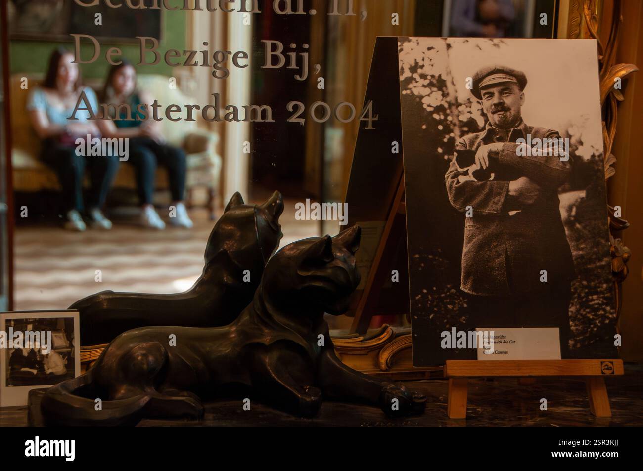 Kattenkabinet, das Katzenkabinett Museum, Amsterdam Stockfoto
