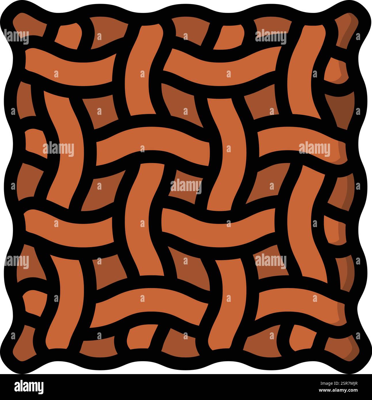 Stoffvektor-Symbol Design-Illustration Stock Vektor