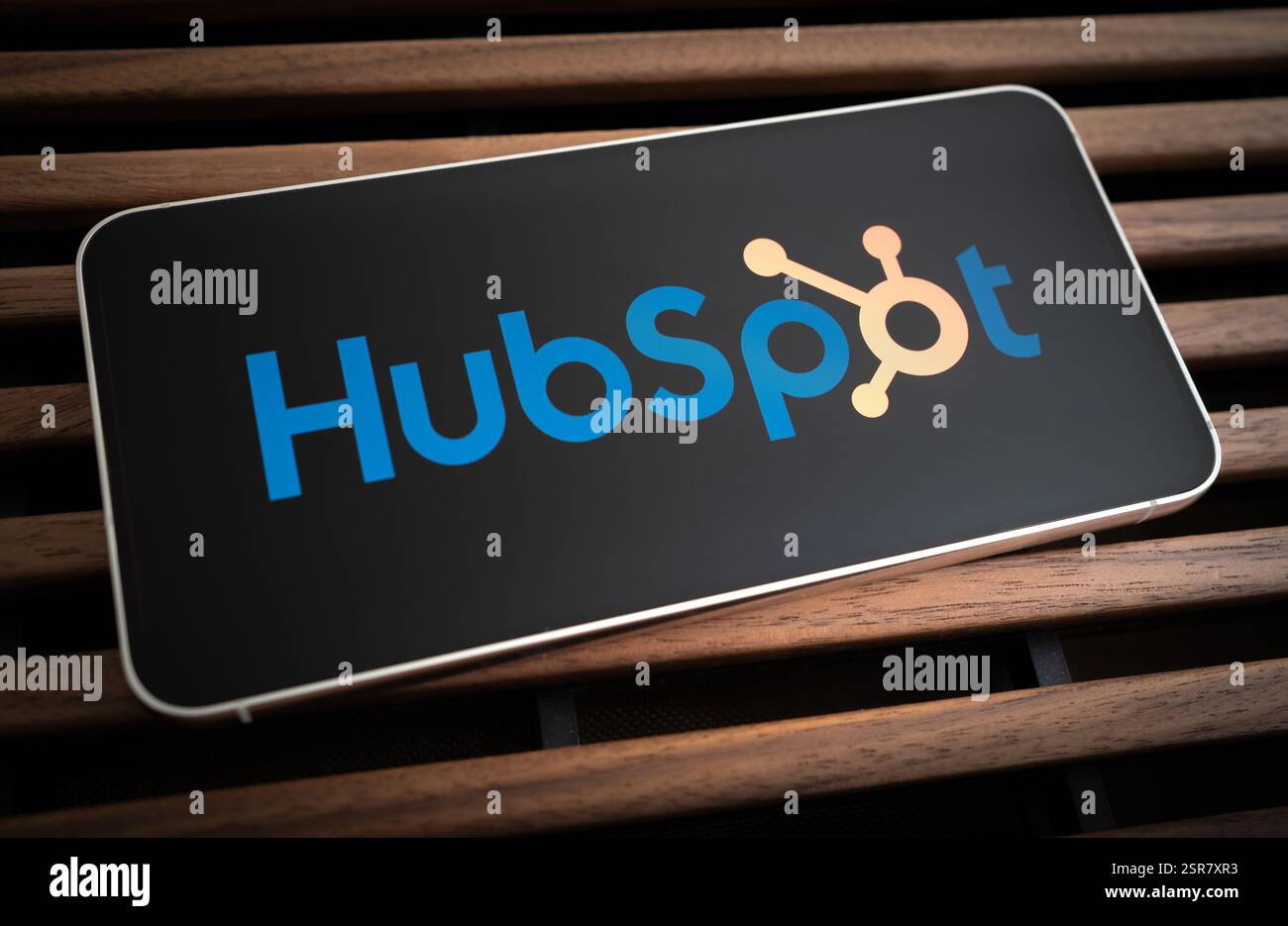 HubSpot – Entwickler und Vermarkter von Softwareprodukten für Inbound-Marketing, Vertrieb und Kundenservice Stockfoto