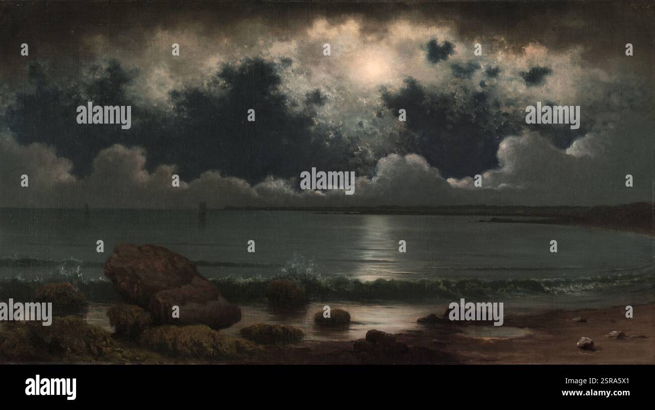 Point Judith, Rhode Island. Martin Johnson Heade. 1867-68. Stockfoto