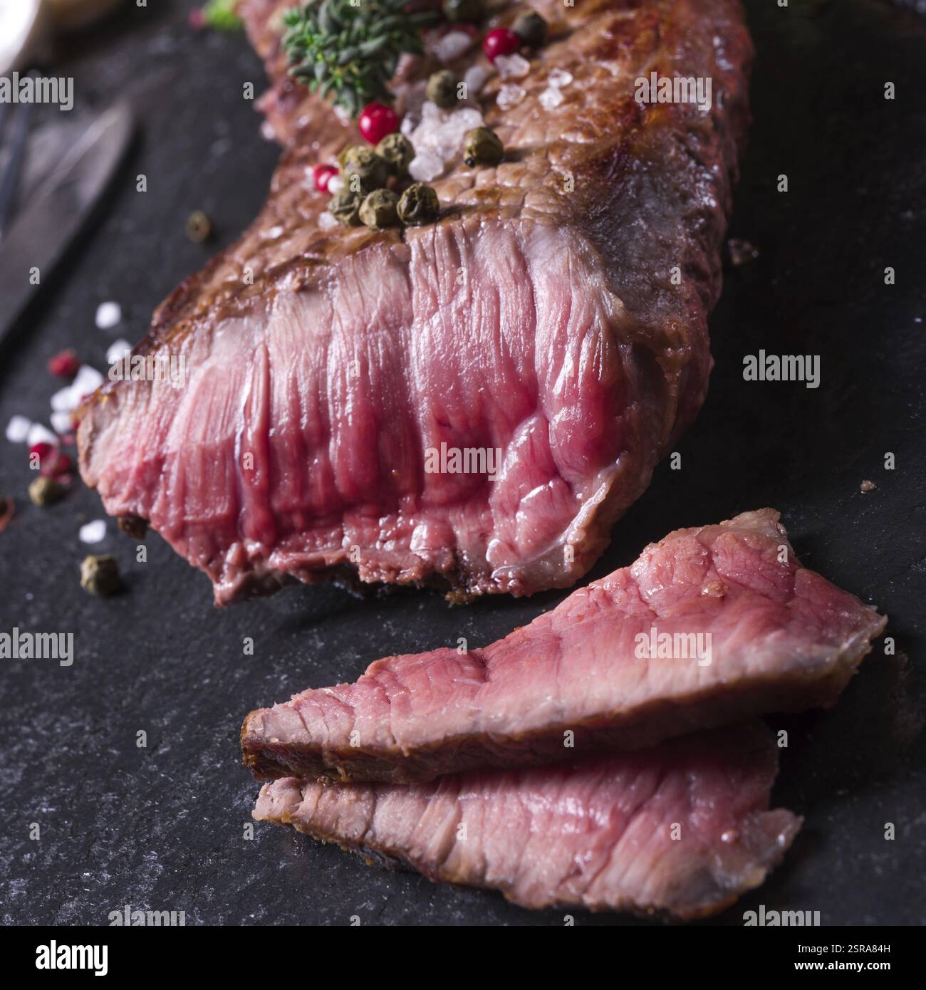 Gegrilltes steak Stockfoto