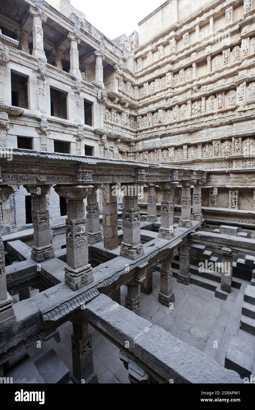 Rani Ki Vav, Patan, Gujarat, Indien, Asien Stockfoto Rani Ki Vav, Patan, Gujarat, Indien, Asien Stockfoto