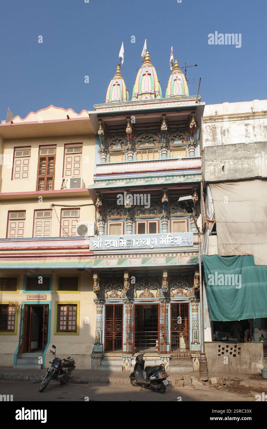 Nanu swaminarayan jain Tempel, Ahmedabad, Gujarat, Indien, Asien Stockfoto