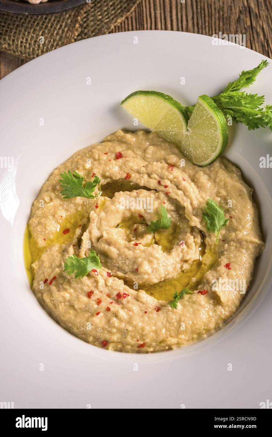 Hummus Stockfoto