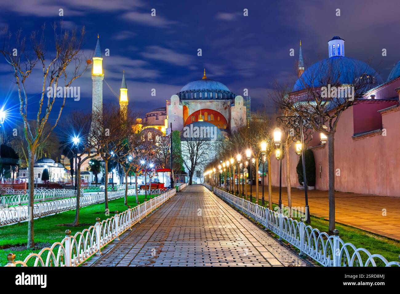 Hagia Sophia große Moschee und Museum, Istanbul, Türkei Stockfoto