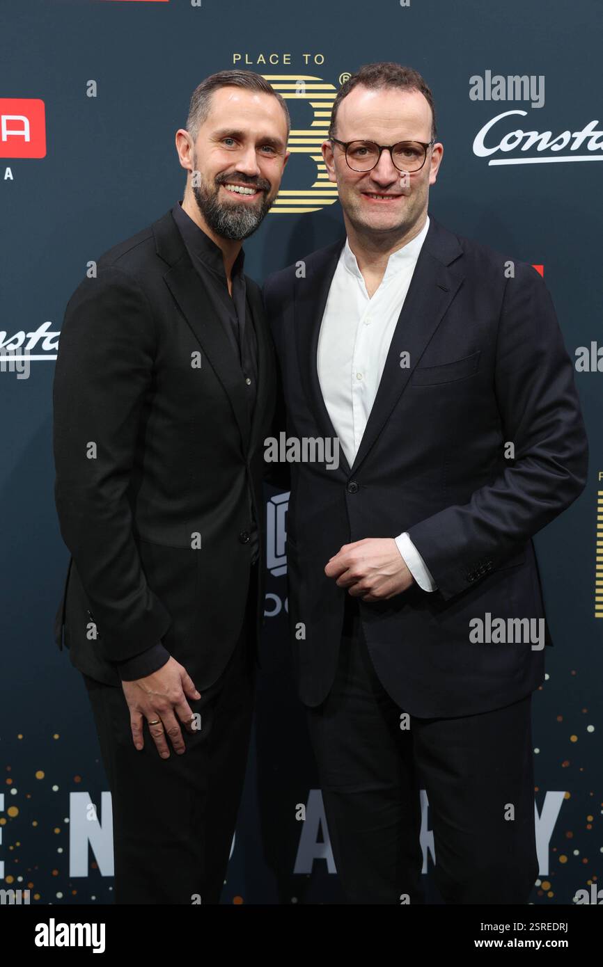 PLACE TO B Jens Spahn und Daniel Funke PLACE TO B - Bild und Constantin Film laden zur legendären Party im Rahmen der Berlinale ins Borchardt ein in Berlin Copyright: XEventpressxFuhrx Stockfoto