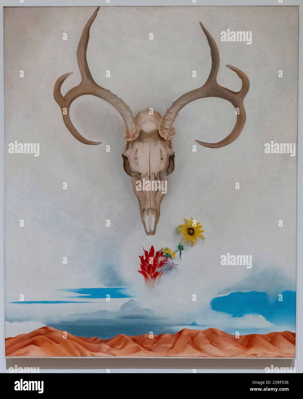 Summer Days, ein Ölgemälde des US-amerikanischen Künstlers Georgia O'Keeffe aus dem Jahr 1936, Whitney Museum of Art, New York City, USA Stockfoto