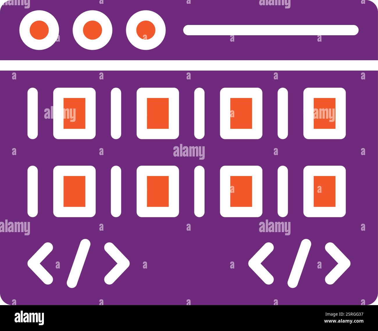 Coding Vector Icon Design Illustration Stock Vektor