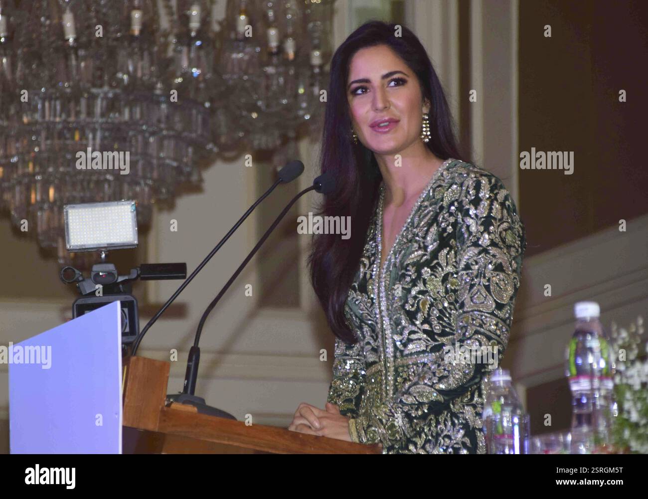 Bollywood-Schauspielerin Katrina Kaif während des 32. Jahrestages der Global Awards der Priyadarshni Academy in Mumbai, Indien, Asien Stockfoto