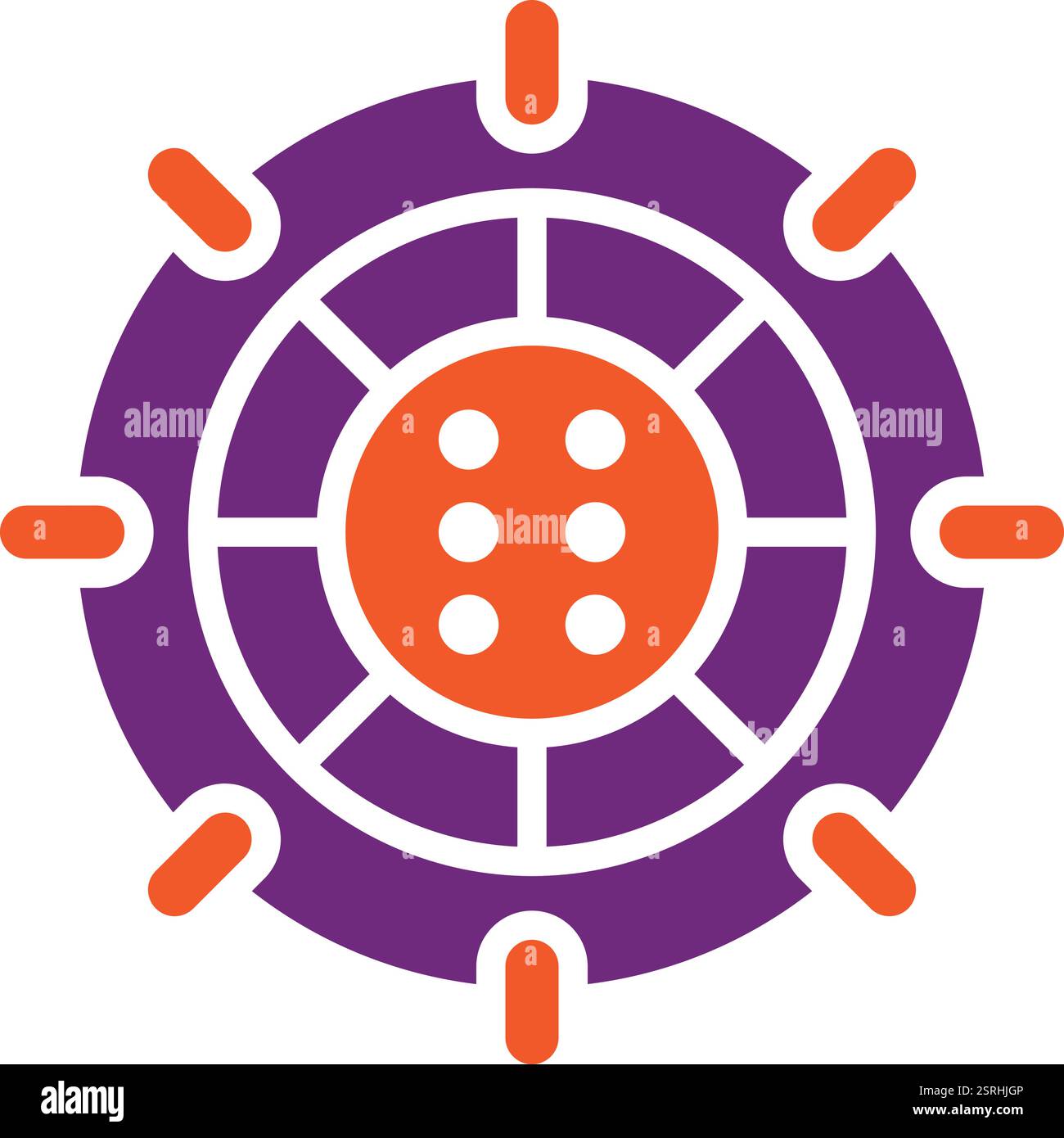 Stargate Vector Icon Design Illustration Stock Vektor