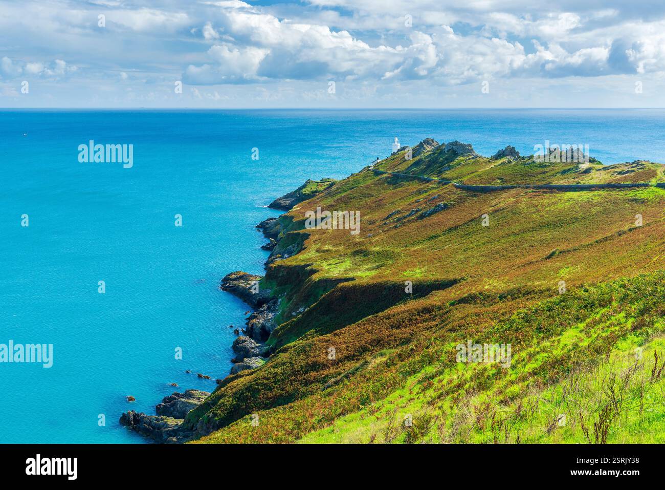 South West Coast Path, Startpunkt, Devon, England, Großbritannien, Europa Stockfoto