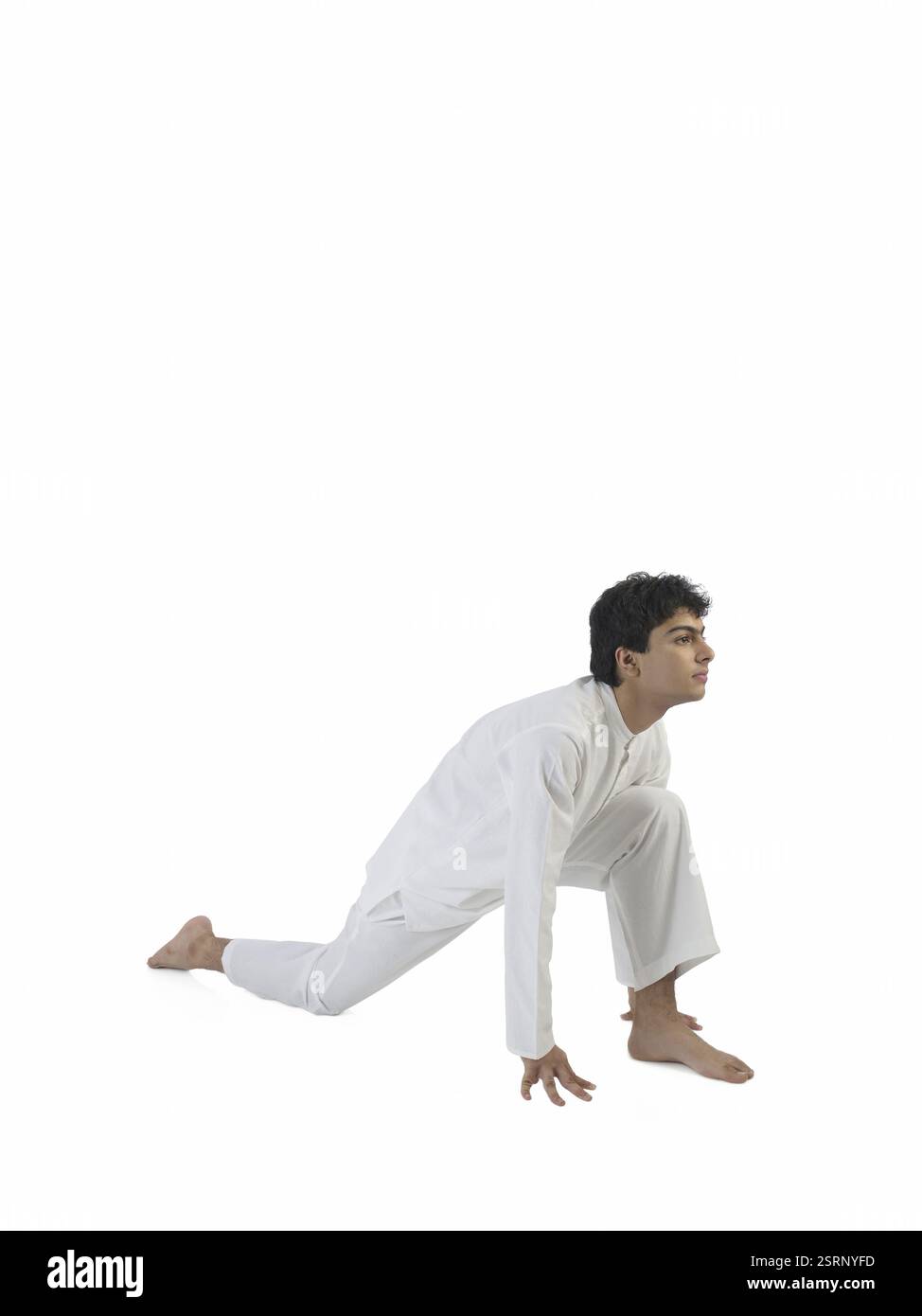 Junge Vanar Asana Herr #779I üben Stockfoto