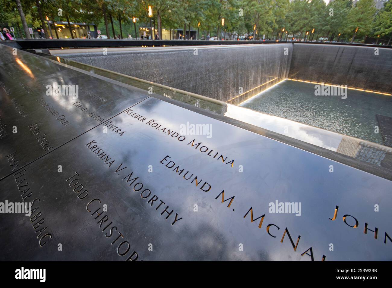 National September 11 Memorial, Ground Zero, Manhattan, New York City, USA Stockfoto